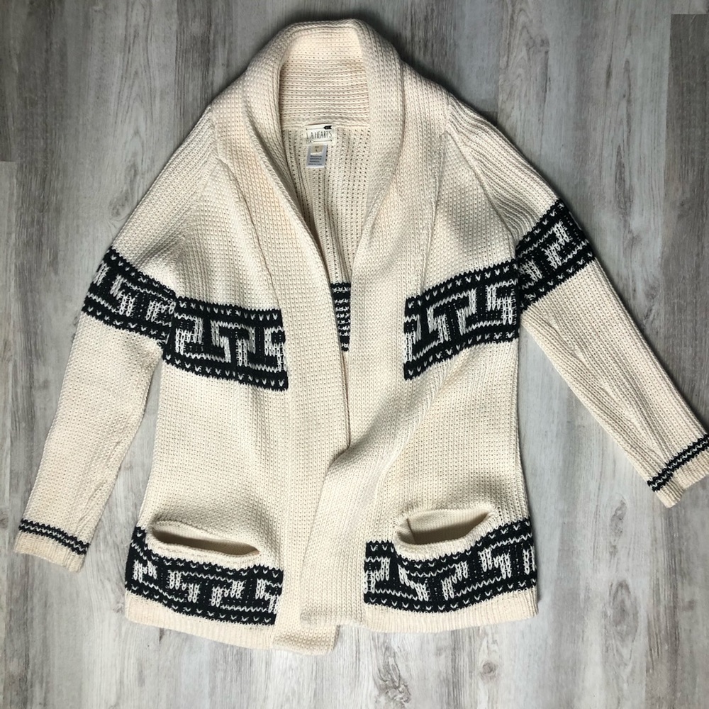 LA Hearts Open Sweater